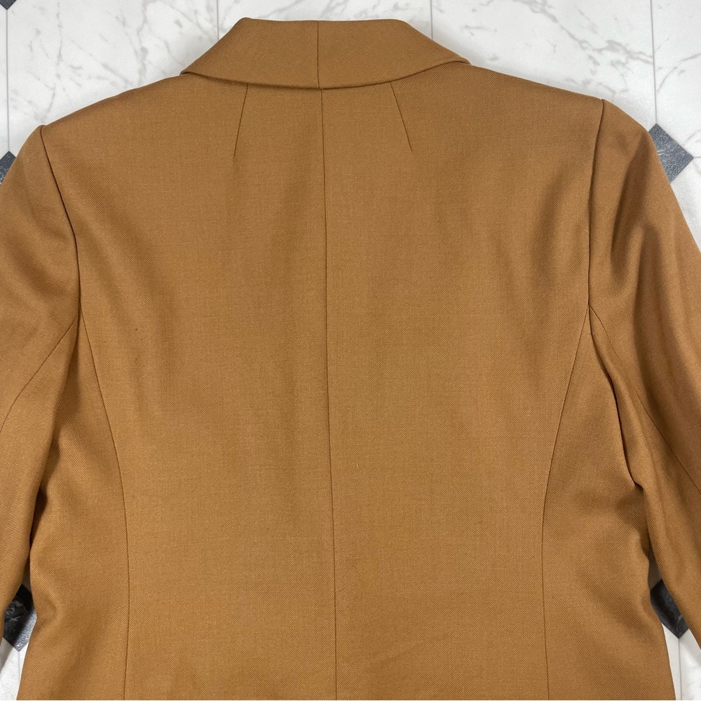 J.Crew Parke Blazer in Italian Stretch Wool Blend Women Sz 10 Tall Tan - Picture 9 of 10